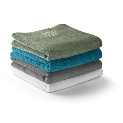 BARDEM L. Bath towel (500 g/m²) in cotton (82) and recycled cotton (18)
